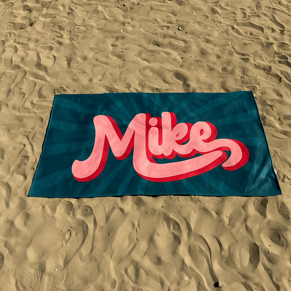 Tropica Personalized Name Towel