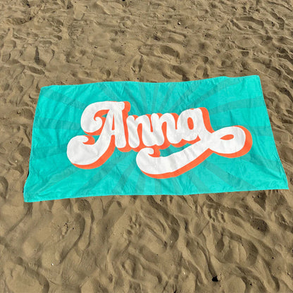 Tropica Personalized Name Towel